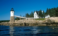 Isle au Haut Lighthouse in Midcoast Maine